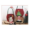 thumbnail image 4 of Cateissary Bolsas de Navidad Envoltura de regalo Embalaje Almacenamiento Árbol de Navidad Bolso de gran capacidad Goodie Bag Exquisito bordado Papá Noel, 4 of 6