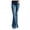 263#Dark blue, variant on 2025 Sale Womens Jeans Women Flare Mid Waisted Denim Jeans Pocket Stretch Slim Tassel Pants Jeans Casual Denim Pants