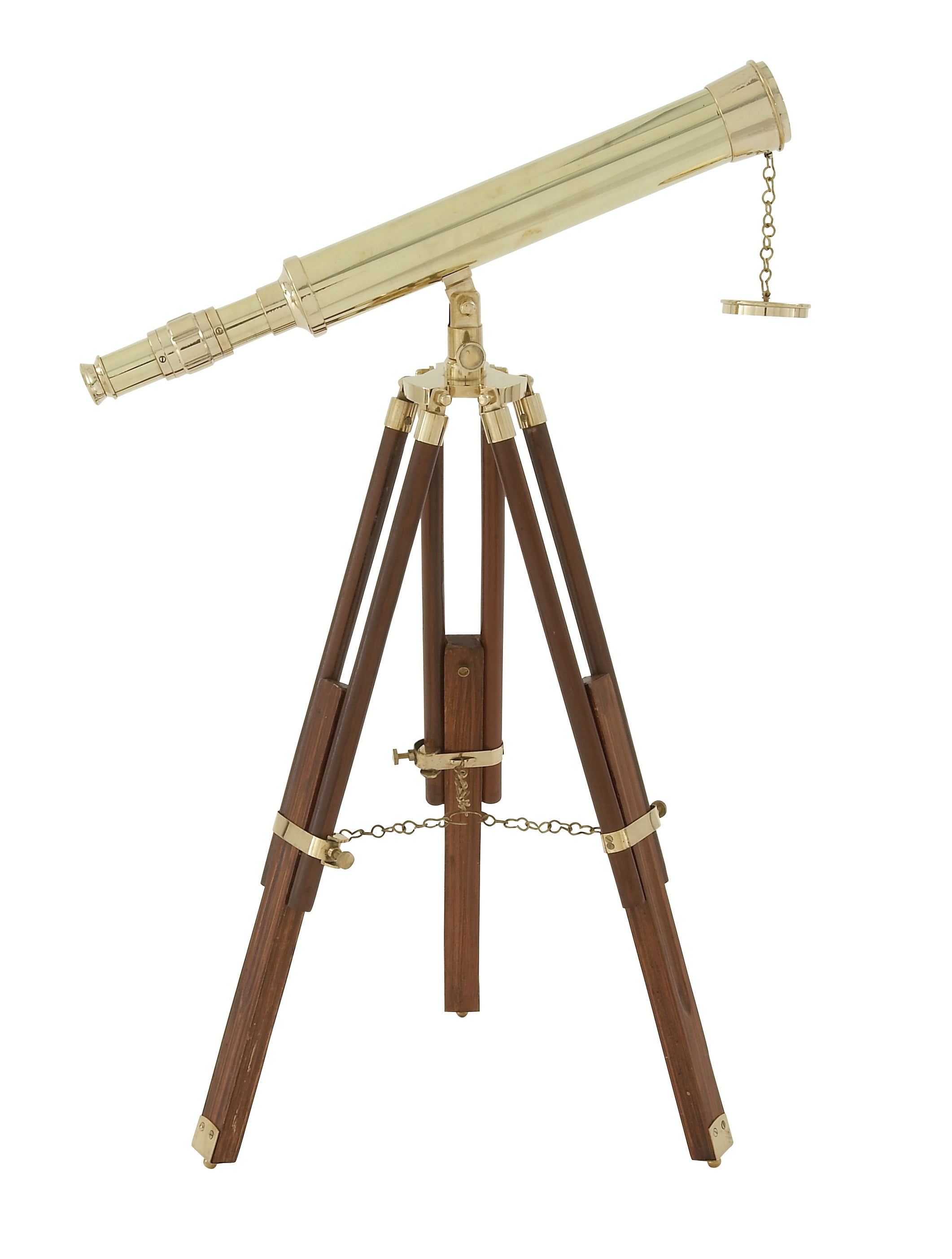 Distinctive Brass Wood Telescope