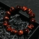 thumbnail image 3 of Pulsera TahLga con forma de ojo de tigre rojo, 16 mm, para hombre, muñeca extragrande, 3 of 5