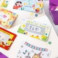 thumbnail image 4 of 20pcs DIY Kids Blessing Coating Sticker Lucky Game Postcard Birthday Card Reward Scratch Cards Reward Paper Praise Stickers 2, 4 of 8
