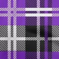 thumbnail image 1 of oneOone Polyester Spandex Purple Fabric Tartan Craft Projects Decor Fabric Printed By The Yard 56 Inch Wide, 1 of 4