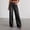 Black, variant on ZANKLEY Women's Wide Leg Jeans High Waisted Raw Hem Comfort baggy Pants