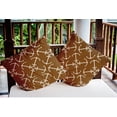 thumbnail image 5 of 16"x16" Simply Daisy Anchors Up Poly Indoor/Outdoor Pillow, Brown Qty 1, 5 of 5