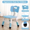 thumbnail image 4 of Kids Table and Chairs Set, Height Adjustable Desk with 4 Seats for Ages 2-10,Arts & Crafts Table,Graffiti Desktop, Non-Slip Legs, Max 300lbs, Children Multi-Activity Table for Classrooms,Daycares,Home, 4 of 9