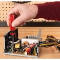 thumbnail image 4 of Performance Tool W1785 6 Pc. Screwdriver Set - Phillips, Slotted, Alloy Steel Shafts, Chrome-Plated, Fluted Handles, Added Length for Hard-to-Reach Fasteners, Red/Black, 4 of 6