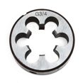 thumbnail image 4 of 1Pcs HSS Pipe Threads Round Dies BSP 1/8 1/4 3/8 1/2 3/4 HSS High Speed Steel Pipe Thread BSP Round Die Hand Tools Tap Die, 4 of 5