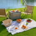 thumbnail image 4 of Cesta de Picnic de Mimbre Con Revestimiento, de Tapa de Revestimiento extraíbles Cesta de Cosecha de Jardín Multifunción, Canasta de Picnic Vintage de Campo para Flores Frutas, 4 of 7