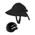 thumbnail image 4 of Baoblaze 58 - 60 cm Fishing Hat Wide Brim Cap for Female Women's Cycle Black, 4 of 8