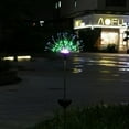 thumbnail image 4 of 8 Modes Garden Decorative Lights Outdoor Solar Firework Lights 120/150 LED Copper Wires String Landscape Light DIY Flowers Fireworks Trees for Walkway, Multi-Color, 4 of 8