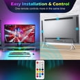 thumbnail image 4 of Graflsoa Clavier LED RGB Bicolore Rétroéclairé avec Effets Activés par le Son, Télécommande, Lot de 2 pour Ambiance de Jeu Améliorée, 4 of 6