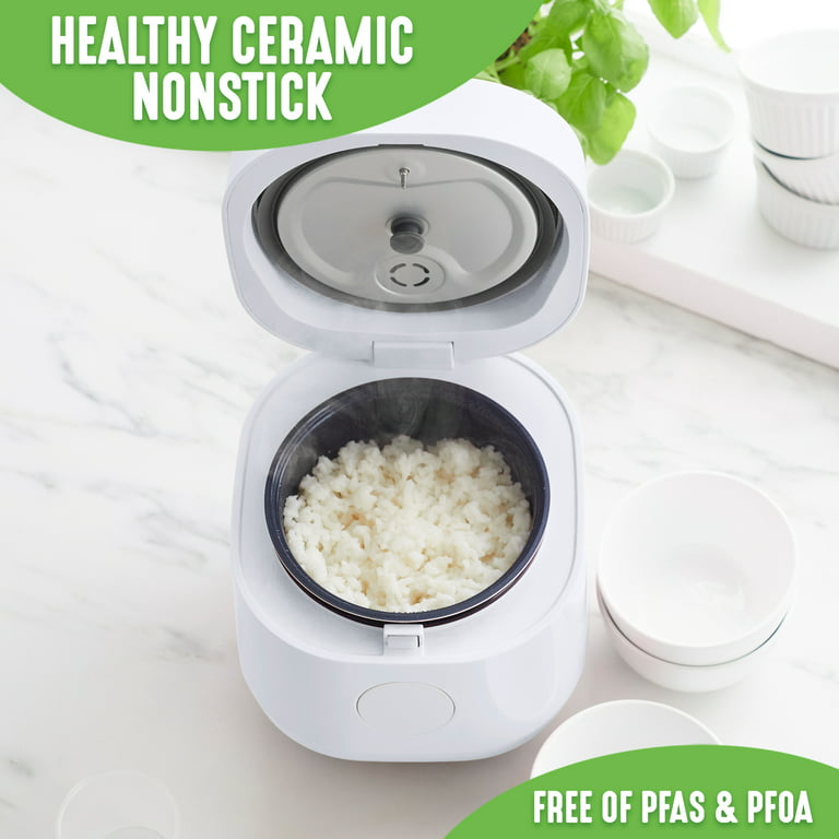  Rice Cooker Small 1-1.5 Cups Uncooked(3 Cups Cooked), Mini Rice  Cooker with Removable Nonstick Pot, One Touch&Keep Warm Function, Travel Rice  Cooker for Soup Grain Oatmeal Veggie, White: Home & Kitchen