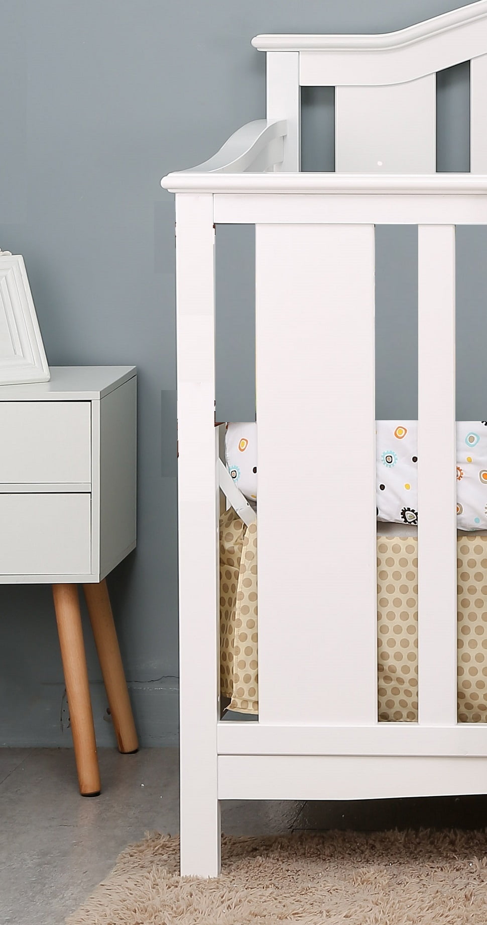Green and Brown Safari Adventures 2-Piece Crib Bedding Set (Quilt and Crib Sheet, come with a dust ruffle as gift)