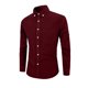 thumbnail image 1 of Blusa y camisa de manga larga con cuello vuelto para hombre, color liso, informal, a la moda, con bolsillos, manga larga, botones, cárdigan, sudadera con capucha, blusa de poliéster para hombre, 1 of 4