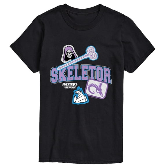 Masters of the Universe - Skeletor Faux Patches - Men's Short Sleeve Graphic T-Shirt
