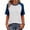 White #16, variant on Dresfit Womens Tops Crewneck Waffle Knit Shirts 2026 Summer Denim Short Sleeve Outdoor Shirt Loose Fit Color Block Breathable Baseball T Shirt S