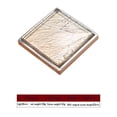 thumbnail image 3 of Pomo cuadrado de cristal Ormromra para puerta cajón armario muebles tirador blanco L, 3 of 3