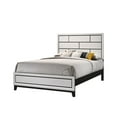 thumbnail image 2 of Contemporary 3pc Queen Size Bedroom Set Bed Chest Nightstand White Finish Wooden Furniture, 2 of 5