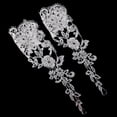 thumbnail image 1 of VONKY Woman White Wedding Bridal Prom Party Gloves Lace Fingerless Flower, 1 of 6