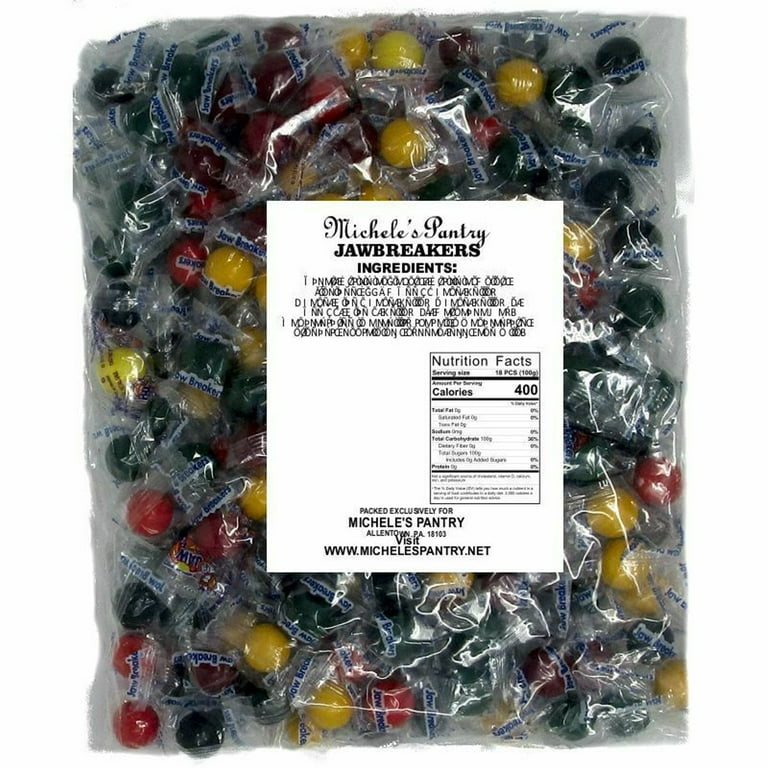 Canel's Classic Hard Candy Jawbreakers, 2 lbs, Multicolor, Low Fat
