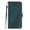 Green, variant on Wallet Case for ZTE Blade A56 Pro with Card Holder, Cash Pocket, Kickstand, Magnetic Clasp & Wrist Strap, Geometric Texture Folio Cover Purple