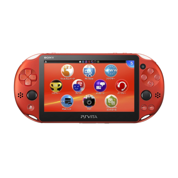 Sony - PS Vita 2000 PlayStation Handheld Viedo Game Console - Red