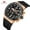 Black rose gold, variant on Men Watches Business Casual Wrist Watch (Chronograph/Waterproof/Luminous/Calendar) Silicon Band Fashion Watches for Men…