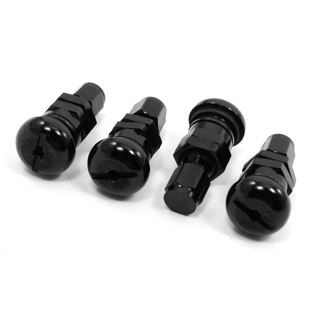 Unique Bargains Auto Car Black 7.5mm Thread Dia Tire Tyre Valve Stem