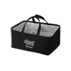 thumbnail image 2 of Cesta para almacenar telas | Contenedor plegable para organizadores de tela • Asas duraderas • Negro, beige, azul • 38x26x18 cm | Lavandería multiusos, juguetes y armarios para guardar | Costura, 2 of 6