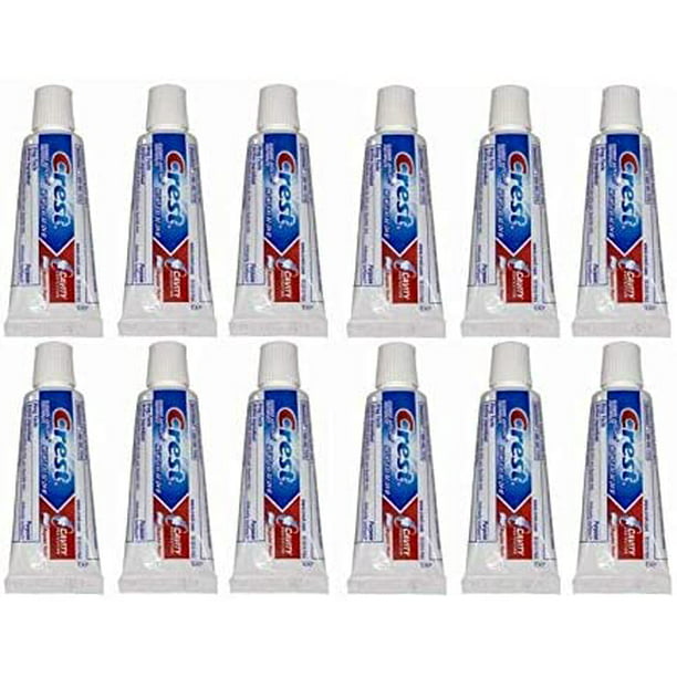 travel size toothpaste use