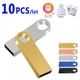 thumbnail image 2 of Unidad Flash Usb resistente al agua, Pendrive de 64GB, 32GB, 16GB, 8GB y 4GB, con logotipo de regalo, 10 unids/lote qym unisex, 2 of 2