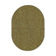 thumbnail image 1 of Outdoor Artificial Turf Camo Green Area Rugs With Premium Non Skid backing Great for Decks, Patio's & Gazebo's to Pools, Docks & Boats and other outdoor recreational purposes 1.5' x 2.25' Oval Mat, 1 of 4