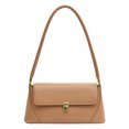 thumbnail image 1 of Bolso de hombro retro con solapa de piel sintética para mujer, 1 of 9