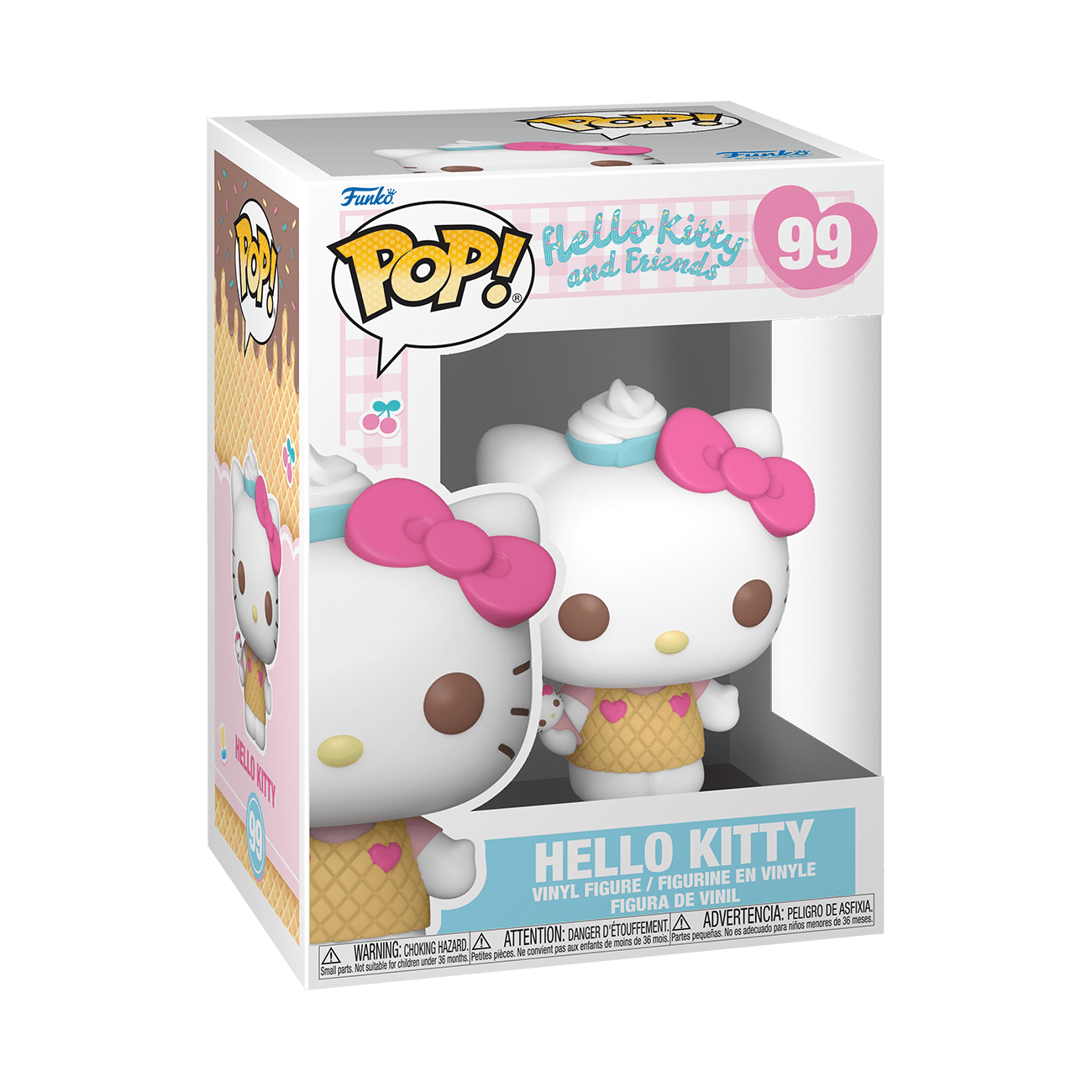 Funko POP: Sanrio - Hello Kitty with Ice Cream Collectible Vinyl Figure