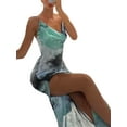 thumbnail image 3 of Coduop Women Elegant Bodycon Maxi Dress Spaghetti Strap Cowl Neck Tie Dye Backless Long Dress, 3 of 9