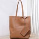 thumbnail image 1 of Bolso de mano de gran capacidad, bolso de compras, bolso grande de piel de vaca, bolso de mano de cuero genuino, bolso de compras de un solo hombro, 1 of 6