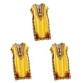 thumbnail image 1 of maskred Mode Femmes Plage Vacances Robe Boho Ethnique Élégante Robe en Vrac Jaune 3Set, 1 of 6