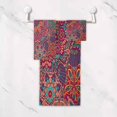 thumbnail image 4 of Coolnut 3 PCS Towel Bohemian Mandala Pattern Cotton Bath Towel Set (1 Bath Towel, 1 Hand Towel, 1 Washcloth) for Bathroom, Super Soft and Quick Dry Towels, 4 of 6
