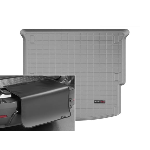 WeatherTech Cargo Trunk Liner with Bumper Protector compatible with 2019-2026 Chevrolet Blazer - Behind 2nd Row w/ Bumper Protector, Grey