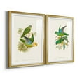 thumbnail image 2 of Wexford Home Lime & Cerulean Parrots I Premium Framed Print, 22.5" x 30.5" - Ready to Hang, Gold (Set of 2), 2 of 9
