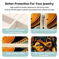 thumbnail image 3 of Musical Instrument Travel Portable Decorative Box - Square Jewelry Storage and Organizer Box for Rings, Earrings, Necklaces, and Bracelets - Suitable for Girls and Women - Necklace Organizer Box, 3 of 6