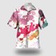 thumbnail image 2 of Camisas Para Hombre Manga Larga Hombres Casual Manga corta Primavera Verano Turndown Neck 3D Impreso Camisas Moda Top Blusa Camisas (Red, XL), 2 of 5