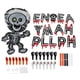 thumbnail image 1 of Globo decorativo, juego de globos de Halloween, decoración de Halloween con forma de calavera, globo de calavera, rendimiento de primera categoría, 1 of 12