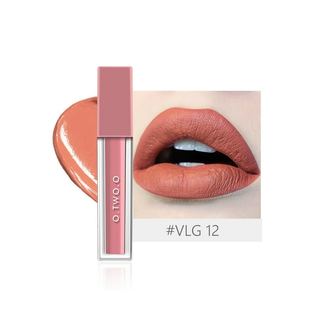 Lápiz labial líquido de tubo cuadrado, hidratante, mate, resistente al agua, de larga duración, VLG12