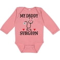 thumbnail image 3 of Inktastic Surgeon Daddy Doctor Baby Clothes Boys or Girls Long Sleeve Baby Bodysuit, 3 of 5