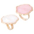 thumbnail image 4 of Shisuyan 2pcs Resin Nail Art Ring Palettes Shell Marble Finger Ring Plate Mixing Palettes, 4 of 8