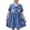 Blue A3, variant on Hrsba Kids Summer Dress,Casual Sleeveless Dress for Girls,Children's Denim Skirt Lightweight Breathable And Cool In Summer Girls' Dress With Lace Round Neck