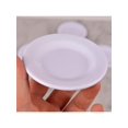 thumbnail image 3 of 4pcs/pack Dollhouse Miniature White Plate Model For Diy Dining Playset Decor, Kitchen Toy, 3 of 5
