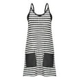 thumbnail image 5 of lcziwo Weekly Sale, Womens Tennis Athletic Romper Mini Dress with Built in Shorts Summer Loose Fit Sleeveless Workout Onesie Short Jumpsuits Vacation Outfits Black XL, 5 of 6