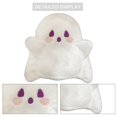thumbnail image 2 of AMERTEER Girls Casual Knapsack Ghost Shape Vintage Backpack Furry Rucksack (White), 2 of 10